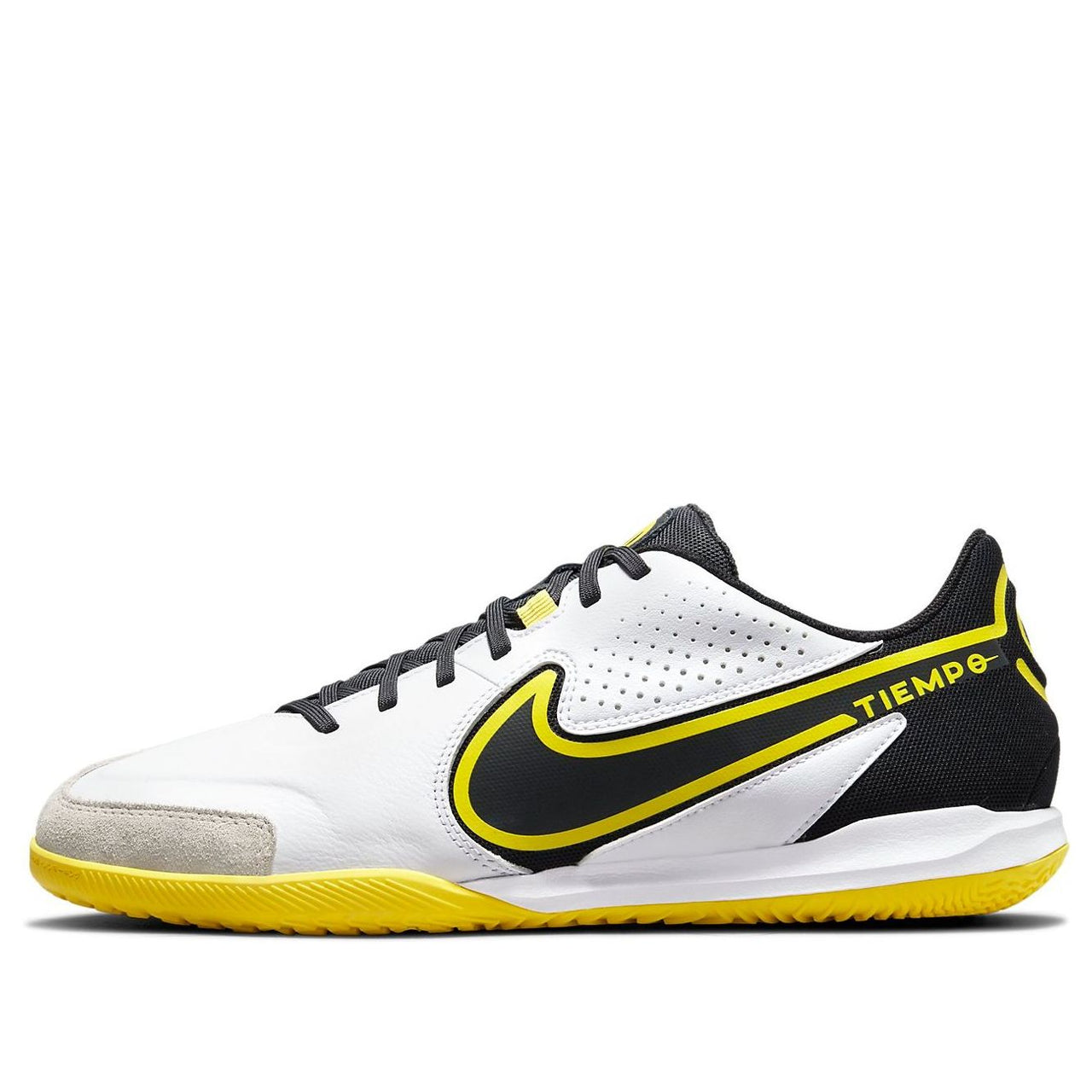 Nike Tiempo Legend 9 Academy IC 'White Yellow Strike' DA1190-107
