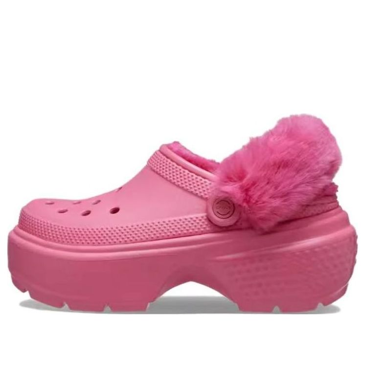 (WMNS) Crocs Stomp Lined Clogs 'Pink' 208546