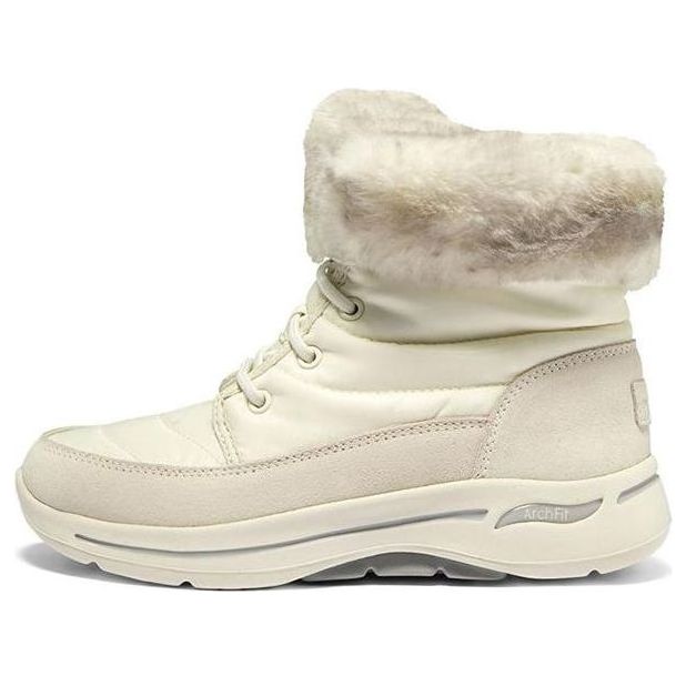(WMNS) Skechers Go Walk Arch Fit 'White' 144409-OFWT