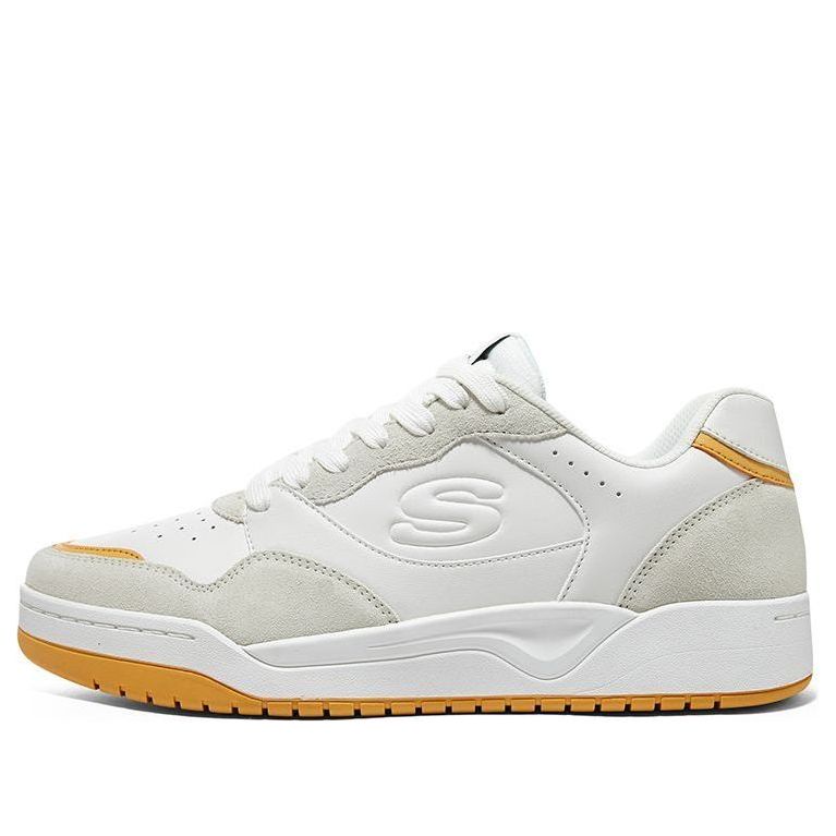 Skechers Koopa Court Volley Low Varsity 'White Yellow' 183241-WYL