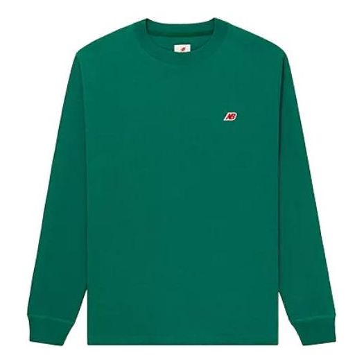 New Balance Made in USA Core Crewneck Long Sleeves T-Shirt Asia Sizing 'Classic Pine' MT21542ECS