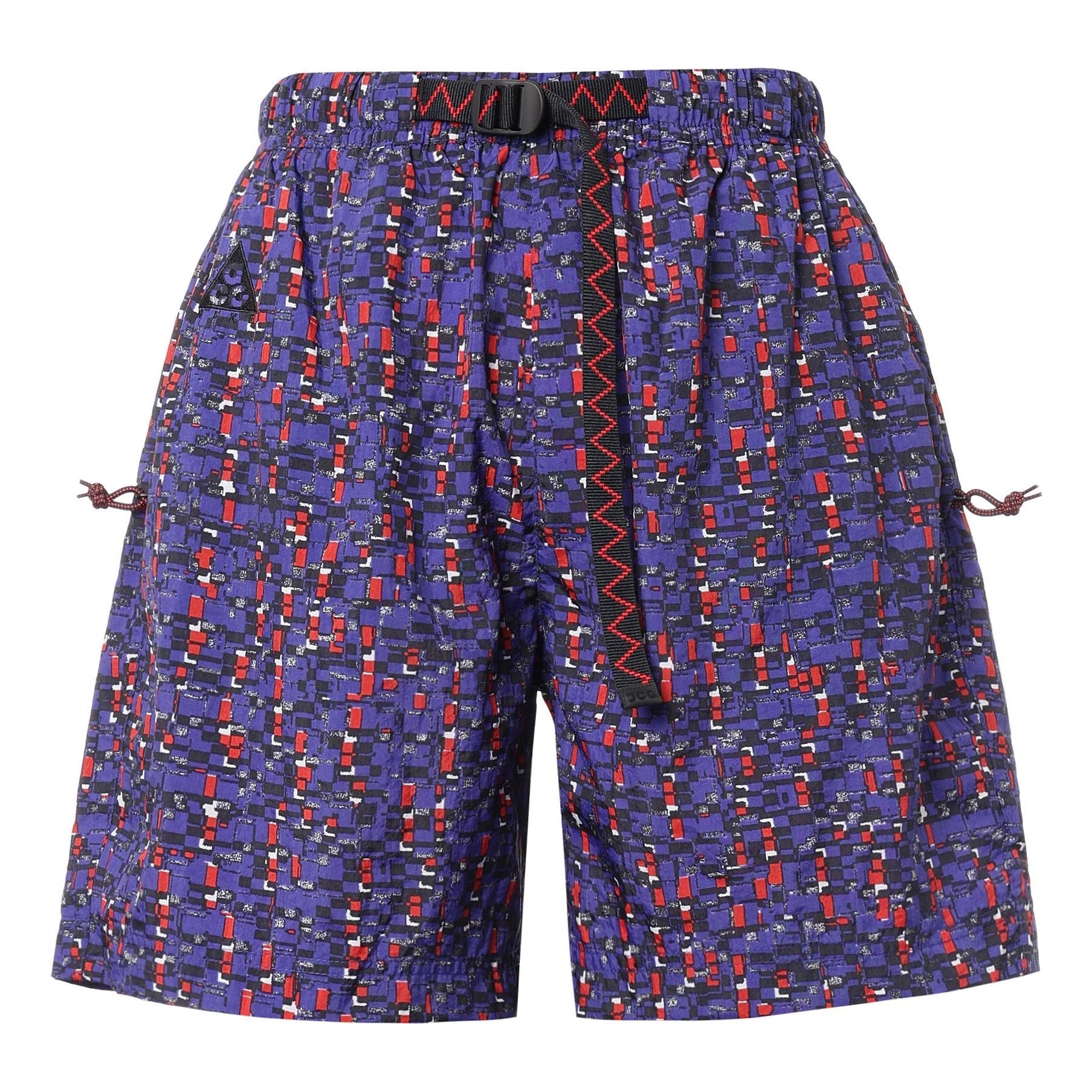 Nike ACG Retro Woven Printing Shorts Blue Red Bluered CT6333-010