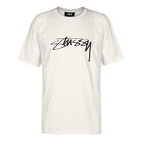 Stussy Stock Tee Classic Printing Short Sleeve Unisex White 1904086