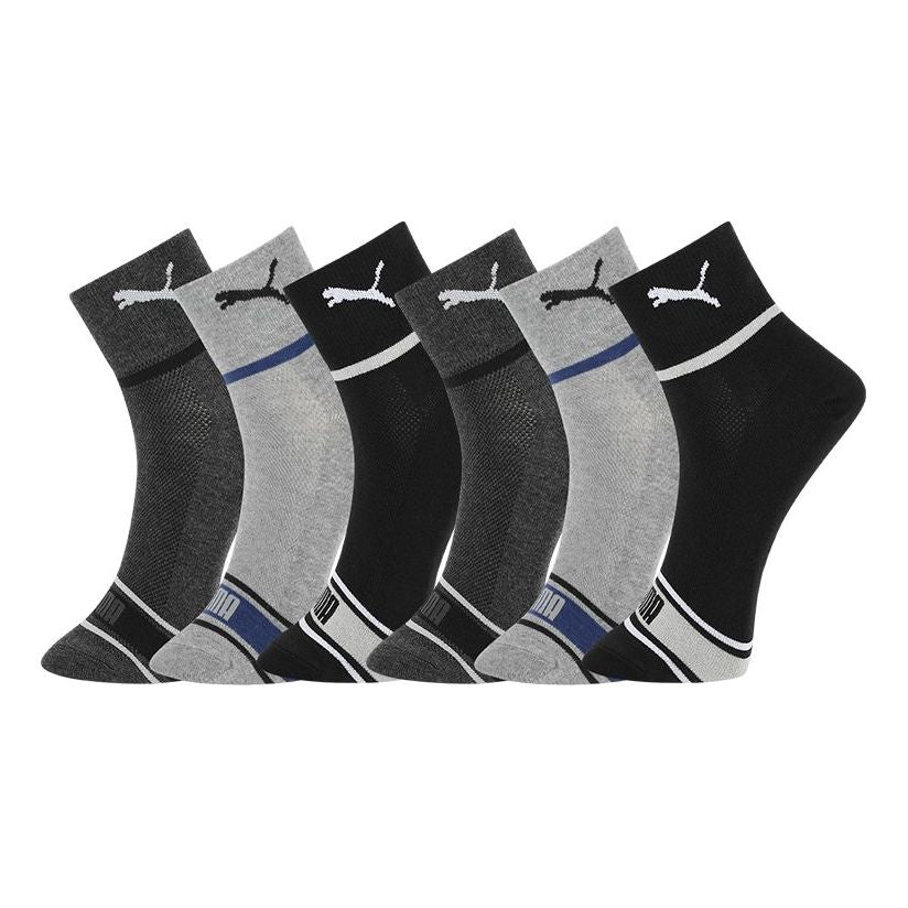 PUMA Sport Sock 3 Pack 'Black Grey White Blue' 701223917-003