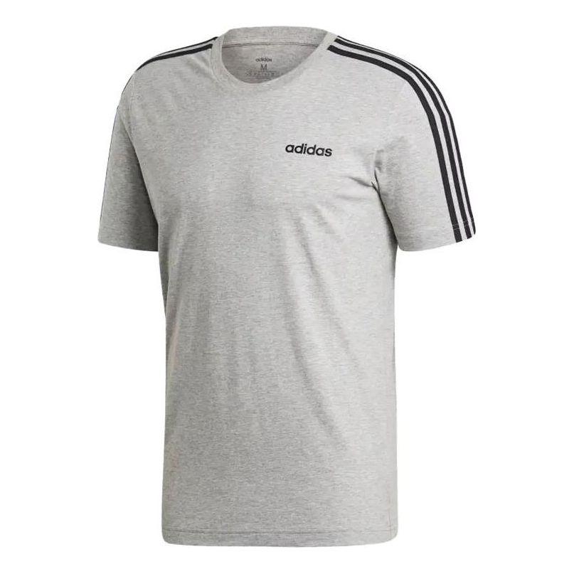 adidas Essentials 3-stripes T-shirt 'Medium Grey Heather' DU0442