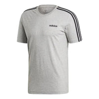 adidas Essentials 3-stripes T-shirt 'Medium Grey Heather' DU0442