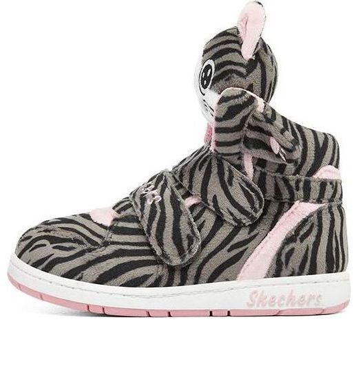 (PS) Skechers Sugarcanes Shoes 'Grey Black Pink' 310998N-GYBK