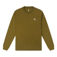 Converse Go-To Embroidered Star Chevron Standard-Fit T-Shirt Asia Sizing 'Olive' 10023872-A10