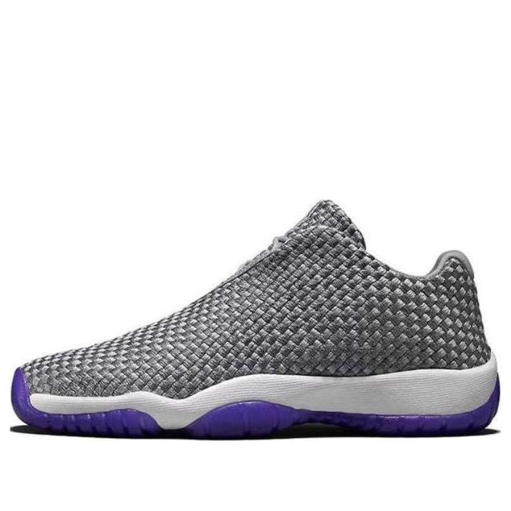 (GS) Air Jordan Future Low 'Wolf Grey Court Purple' 724814-039