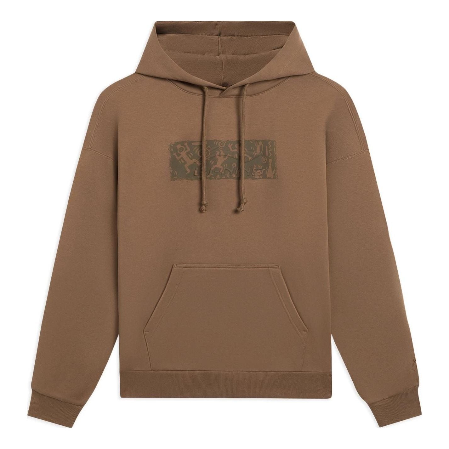 Li-Ning Art Graphic Hoodie 'Brown' AWDSB43-5