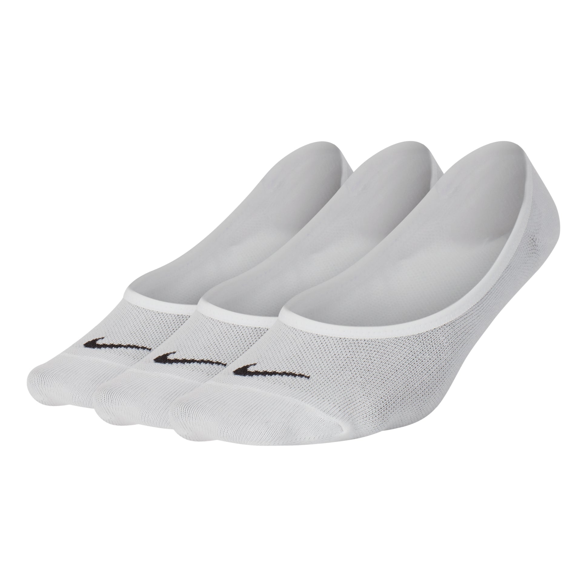(WMNS) Nike Everyday Lightweight training invisible socks 'White' SX4863-101