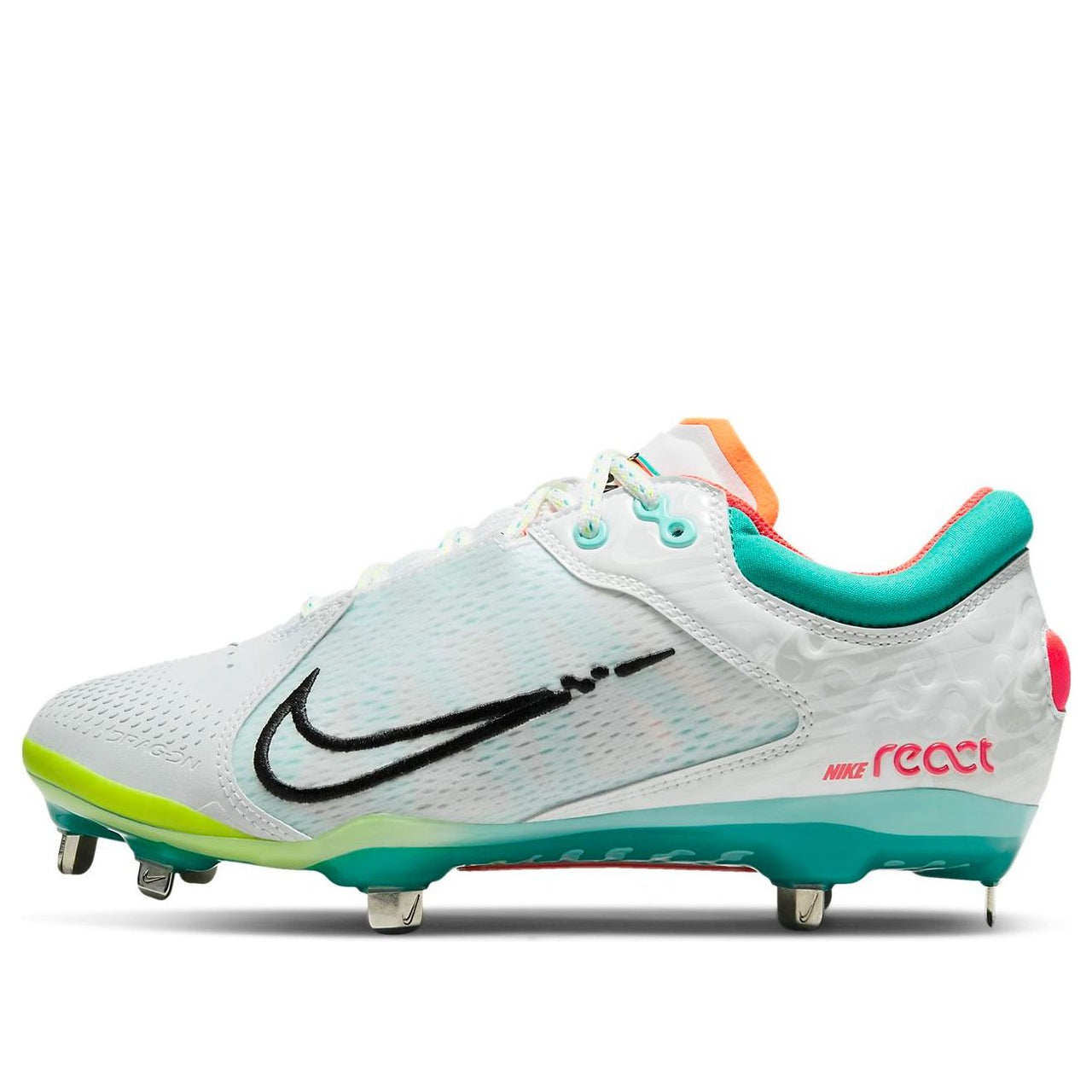 (WMNS) Nike Hyperdiamond 4 Elite 'White Turbo Green' CZ5917-107
