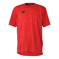New Balance Training Match Short Sleeve Shirt Asia Sizing 'Red' AMT35200-RD