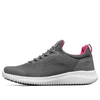 (WMNS) Skechers Cessnock Sneakers Grey/White/Purple 77260-GRY