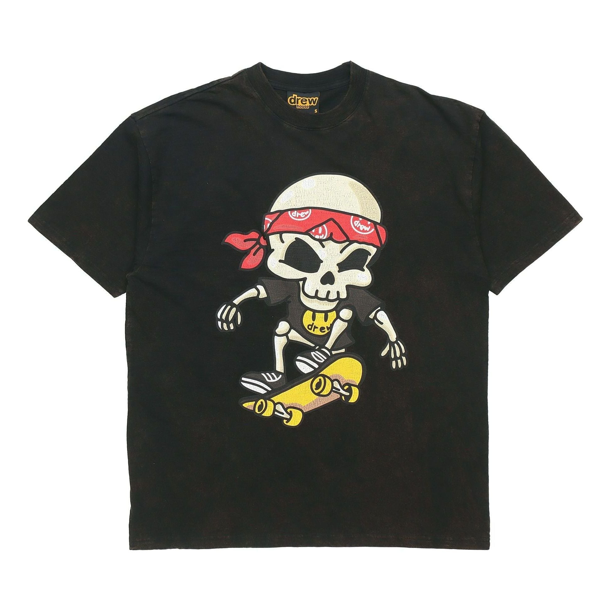 Drew House Hearty Vintage T-shirt 'Black' DR-SS21-46