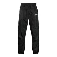 Off-White SS21 Logo Printing Sports Pants Version Black OMCJ001S21FAB0011001