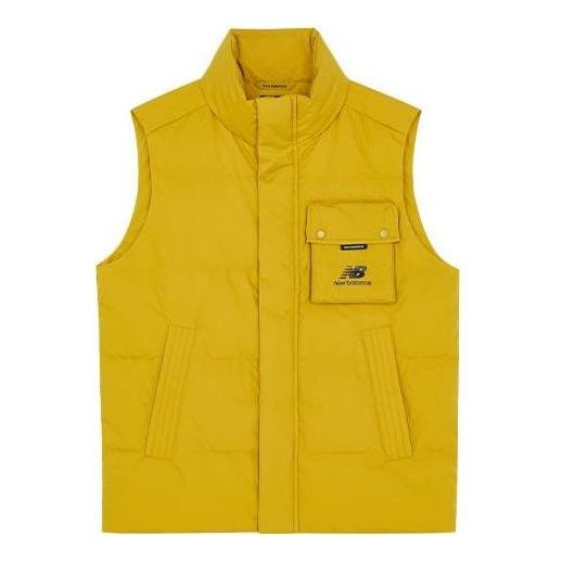 New Balance Windproof Puffer Vest Asia Sizing 'Yellow' AMV14310-MSU
