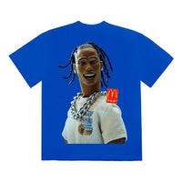 Travis Scott Cactus Jack x McDonald s Unisex ACTION FIGURE SERIES Tee Blue TC-268