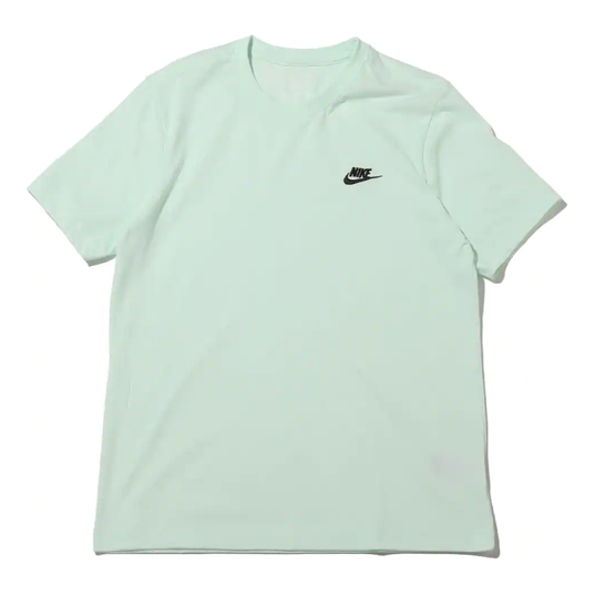 Men's Nike Embroidered Logo Micro Mark Solid Color Short Sleeve Green T-Shirt AR4999-394