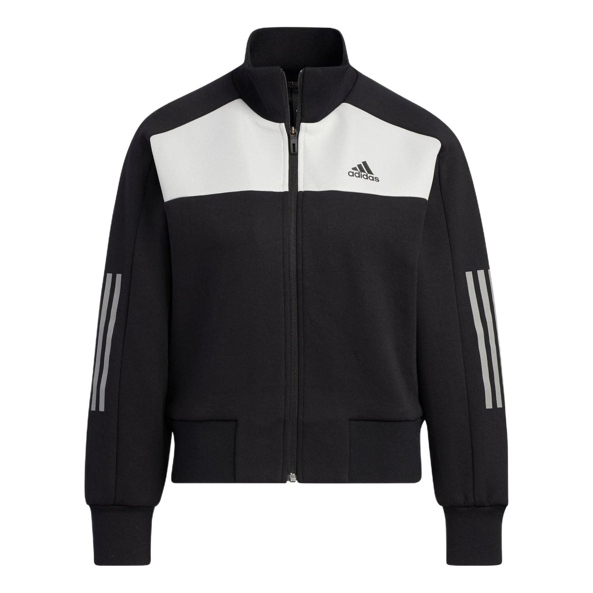 (WMNS) adidas Ust Jacket Oct T1 Asia Sizing 'Black White' HM7090
