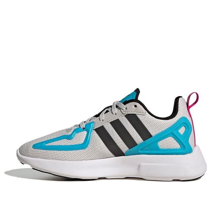 (GS) adidas ZX 2K Flux J 'Grey Signal Cyan' FW1908