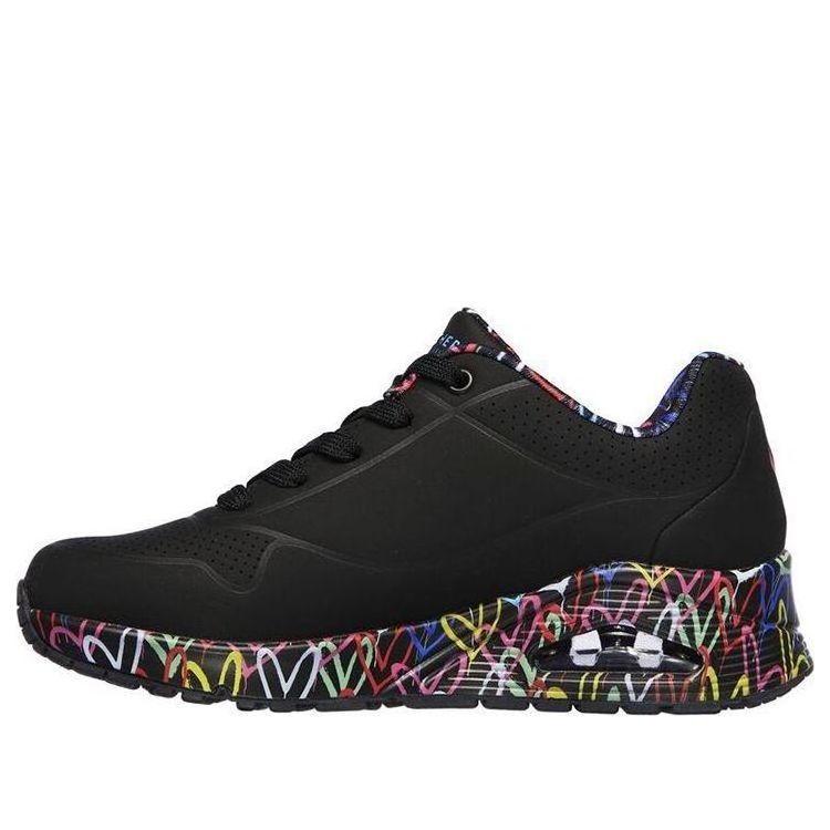 (WMNS) James Goldcrown x Skechers Uno Low-Top Running Shoes Black 155506-BBK