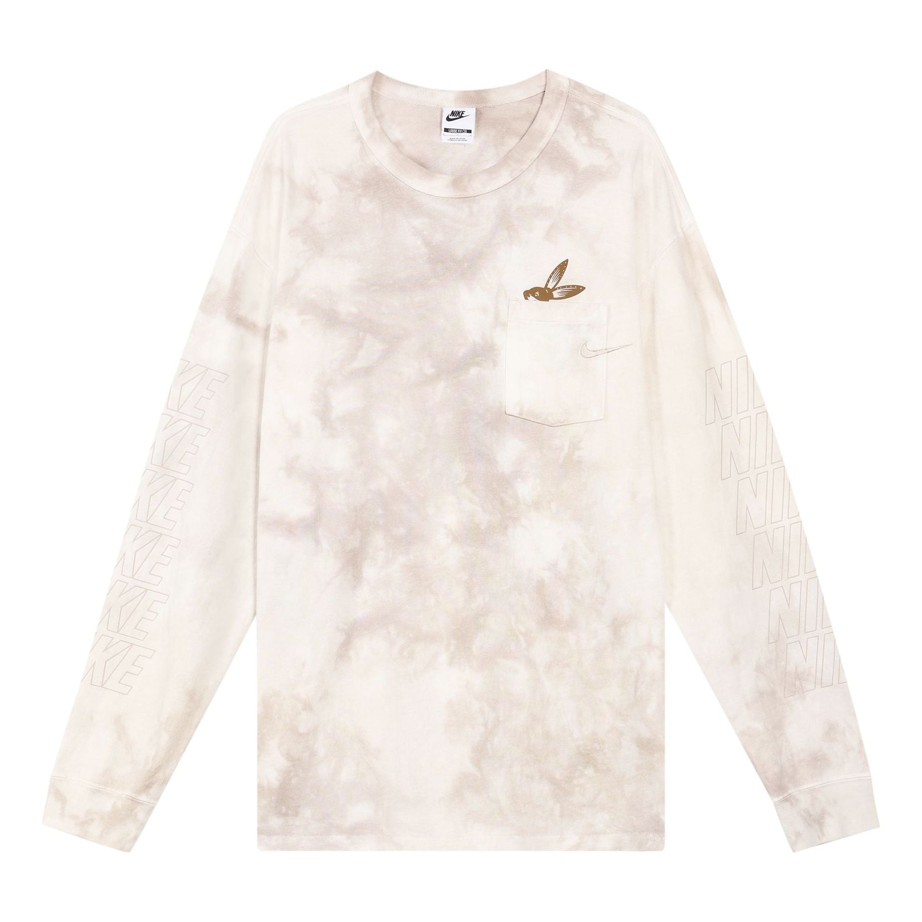Nike Sportswear Long Sleeve T-Shirt Sandpile White FD8432-252