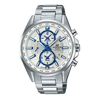 CASIO EDIFICE Men'ses Mens Silver Analog EFB-302JD-7A