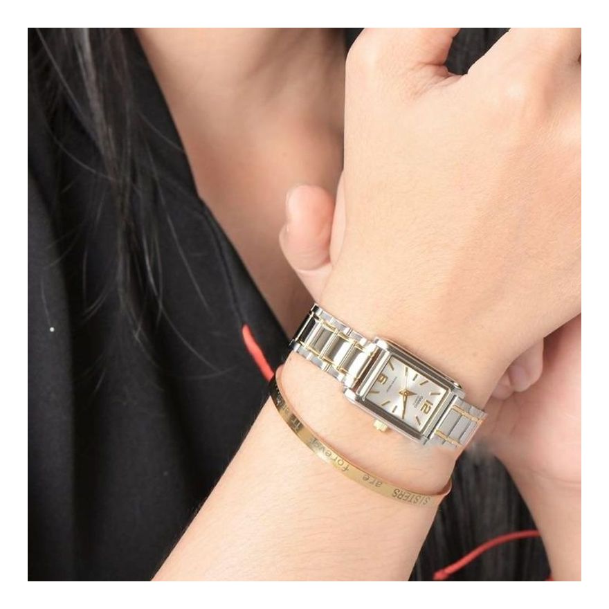 CASIO Female DRESS Japan / South Korea Fashion Silver Analog LTP-1235SG-7A