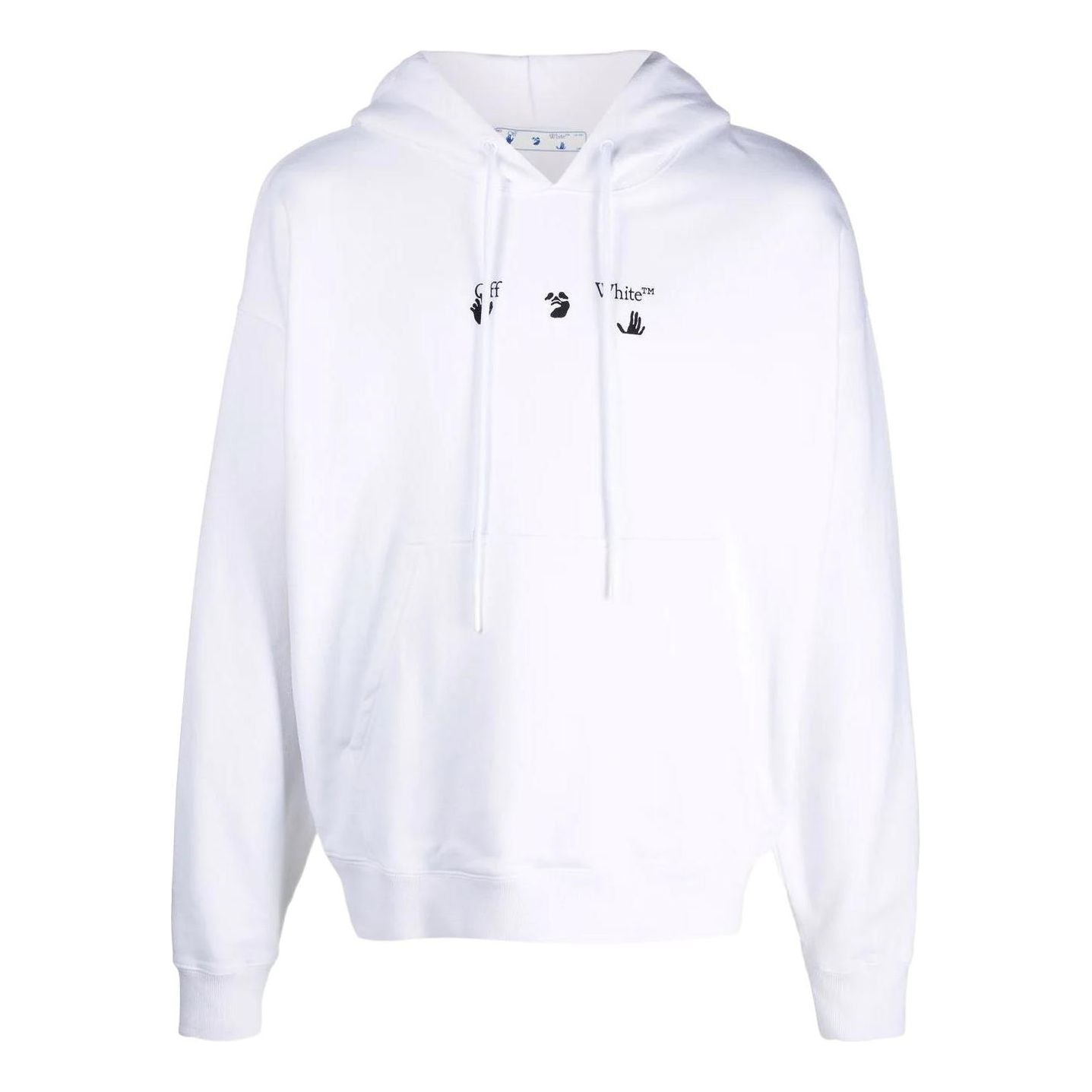 Men's Off-White Logo Printing Drawstring White OMBB085F21FLE01701100110