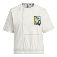 (WMNS) adidas Neo Graphic T-Shirt 'White' IA6896
