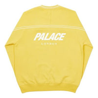 PALACE Alphabet Logo Printing Round Neck Pullover Unisex Yellow P19CS198