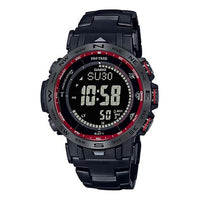 CASIO Solar Powered Sports Mens BlackRed Digital PRW-30YT-1APR