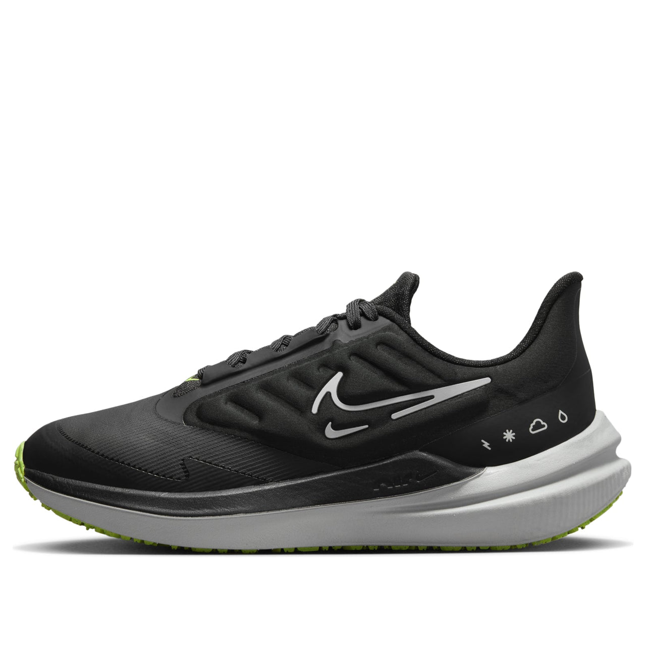 (WMNS) Nike Air Zoom Winflo 9 Shield 'Black White Volt' DM1104-001