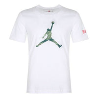 Air Jordan Jumpman Logo Basketbal lSports TEE Men White AT9181-100