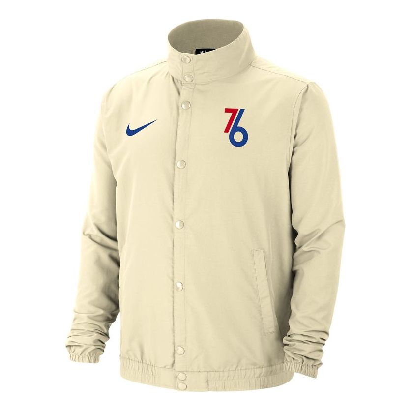 Nike Philadelphia 76ers Sports Jacket Creamy White CD3079-280