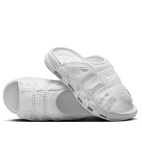 Nike Air More Uptempo Slides 'Triple White' FD9883-101