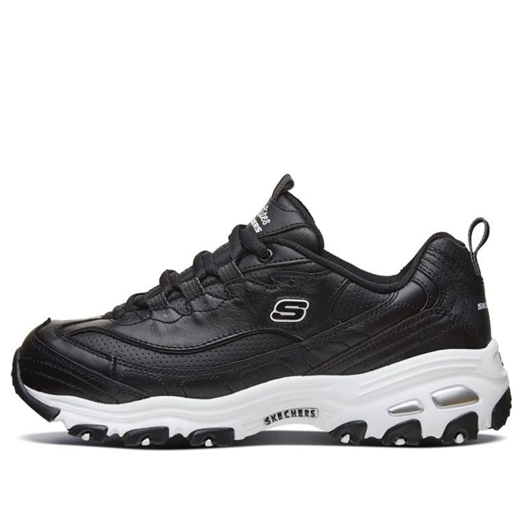 (WMNS) Skechers D'lites 1.0 Running Shoes Black 66666248-BKW