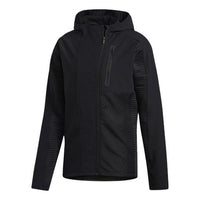 adidas CRdy trg hdy Training Sports Stay Warm Hooded Jacket Black GJ0339