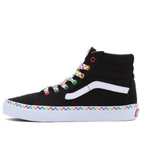 Vans Rainbow Checkerboard SK8-HI 'Black White' VN0A4UI2AC5