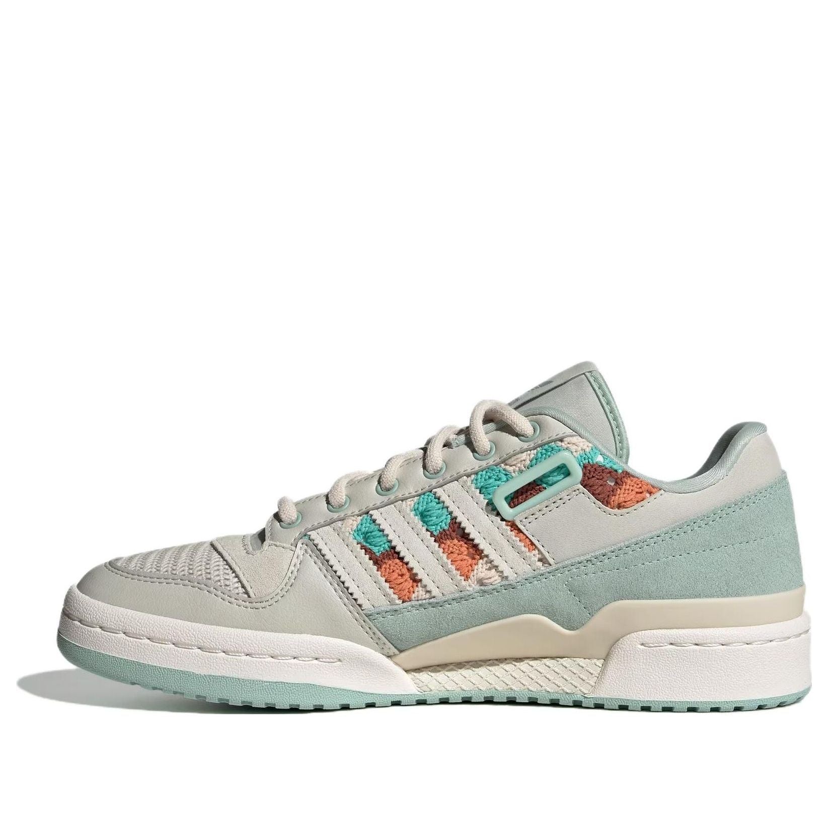 (WMNS) adidas Originals Forum Low Shoes 'Grey White Light Blue' IE0472
