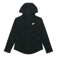 (WMNS) Nike Sportswear Windrunner Rech Fleece 'Black' BV3456-010
