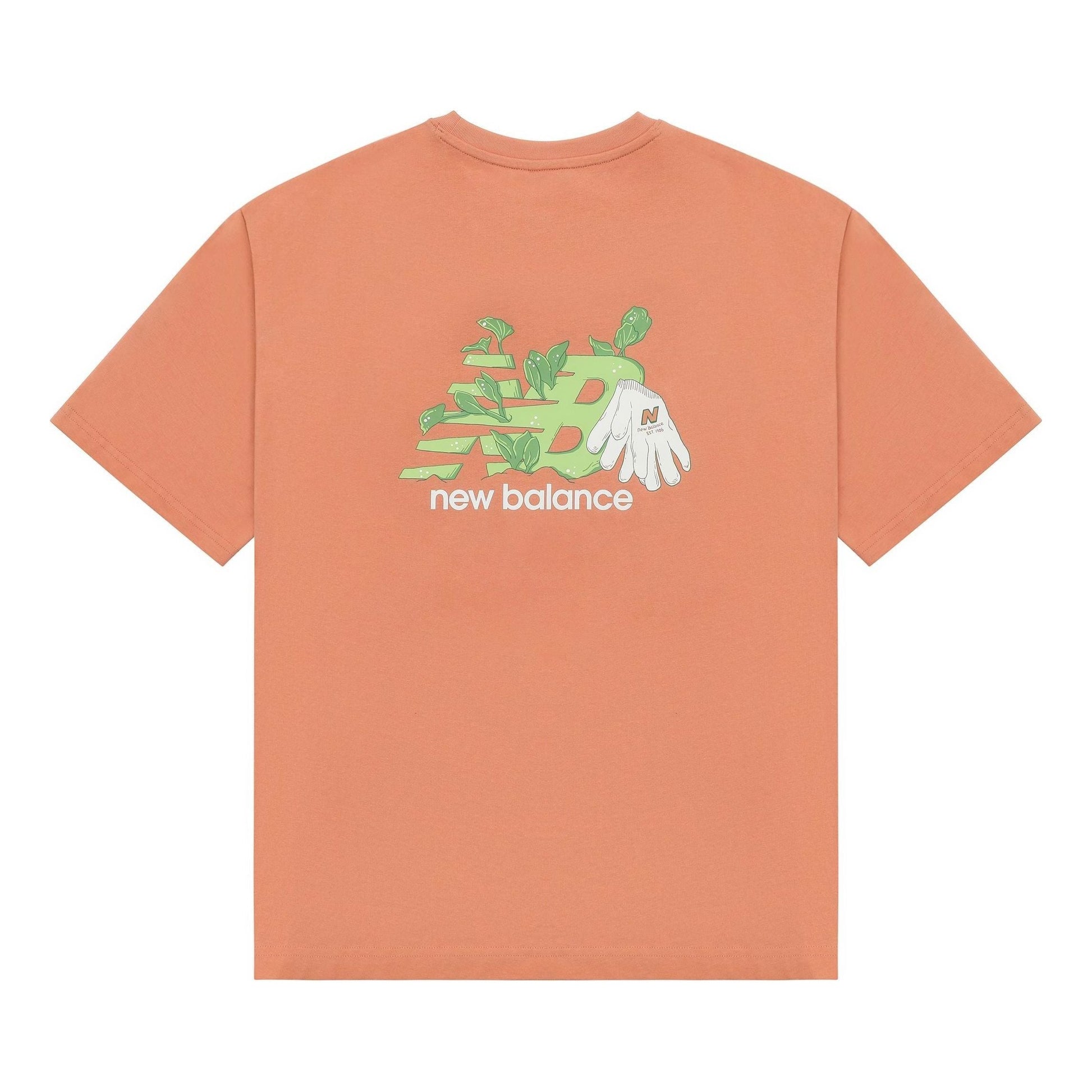 New Balance Graphic Logo Casual Tee Asia Sizing 'Orange' AMT31330-SCE
