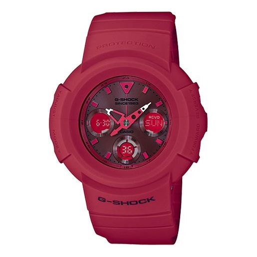 CASIO G-Shock Analog-Digital 'Red' AWG-M535C-4A