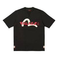 Palace x Evisu Logo T-shirt 'Black' 2ESPAM4TS1153XXCTBLKX