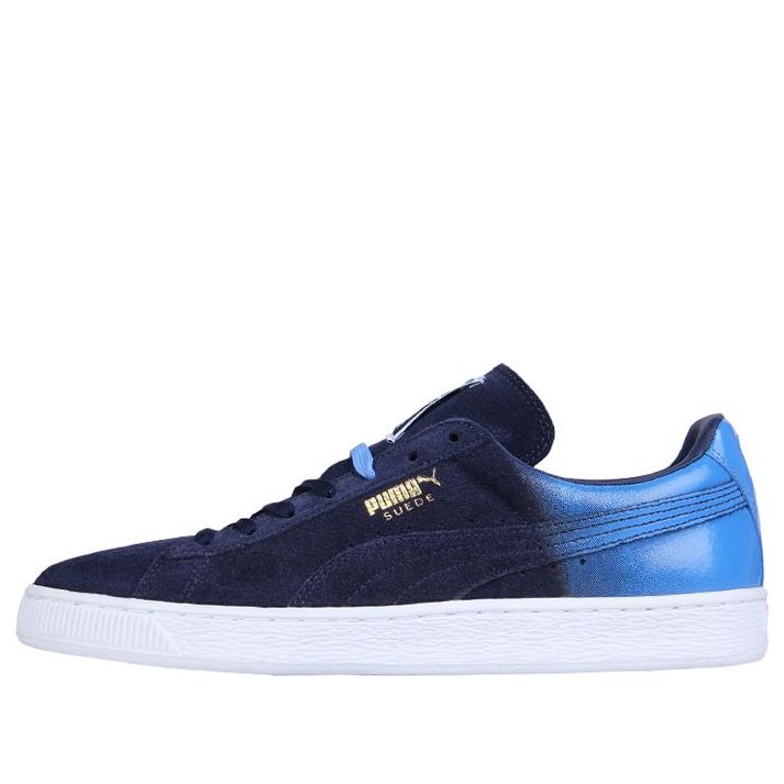PUMA Suede Classic Eco Low Top Board Shoes Blue/Black 359098-02