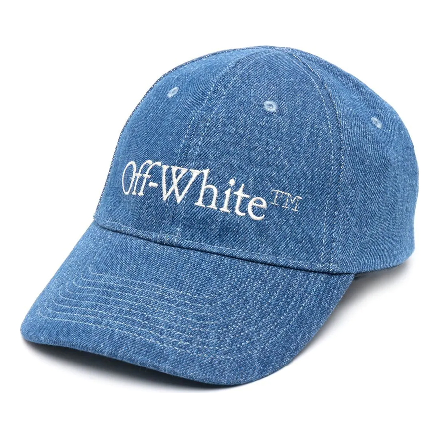 (WMNS) Off-White Embroidered-Logo Cap OWLB026S23DEN0024501