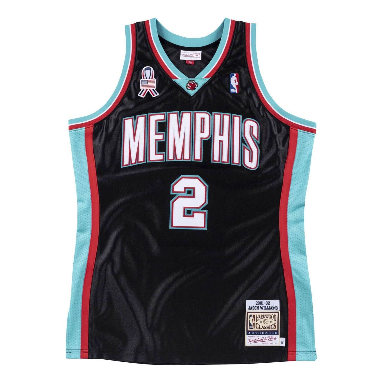 Mitchell & Ness x NBA Memphis Grizzlies 2001-02 Jersey 'Jason Williams 2' AJY4GS18460-MGRBLCK01JWI