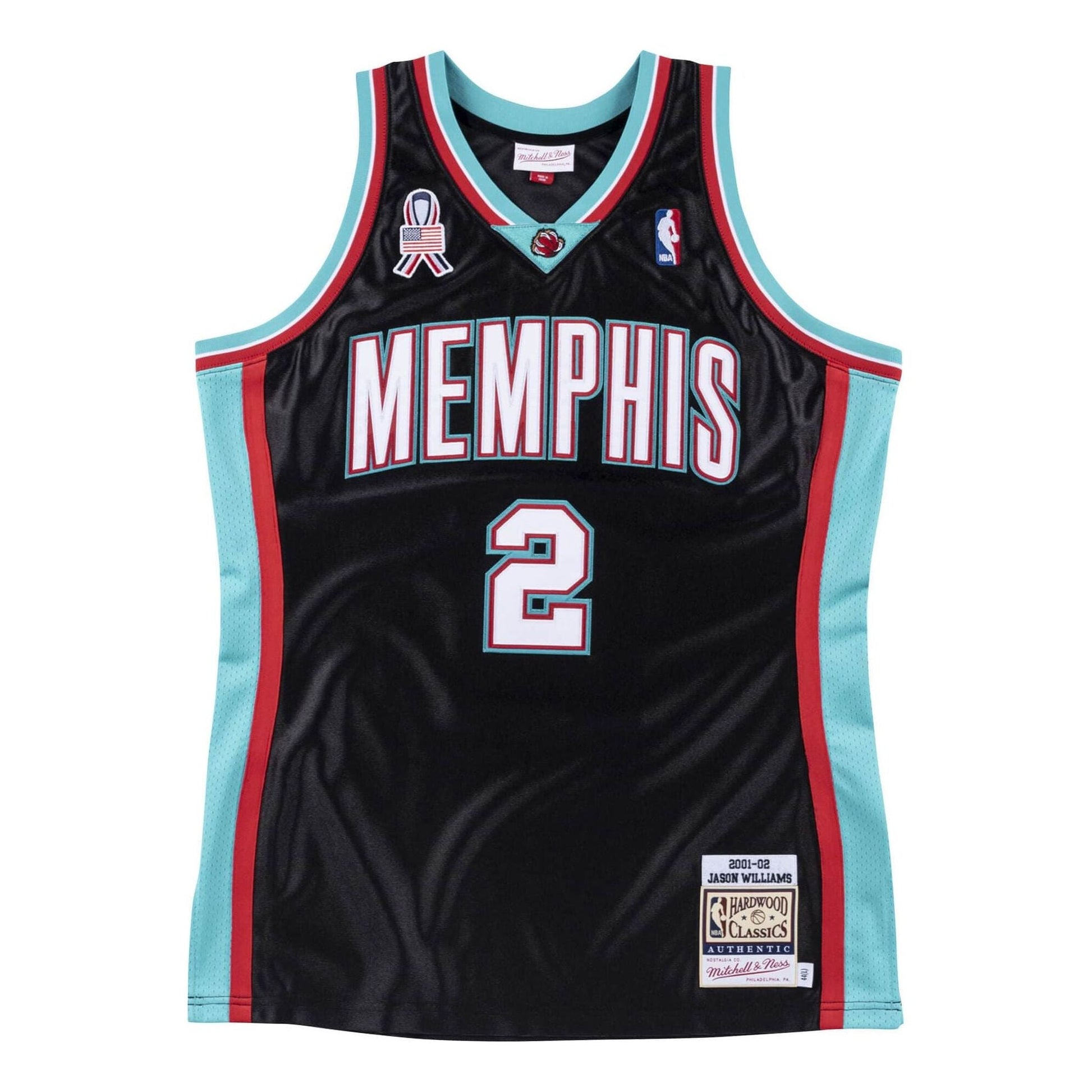 Mitchell & Ness x NBA Memphis Grizzlies 2001-02 Jersey 'Jason Williams 2' AJY4GS18460-MGRBLCK01JWI