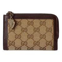 (WMNS) Gucci Luce Mini Wallet 'Beige Ebony Canvas' 790036-FADHW-9742